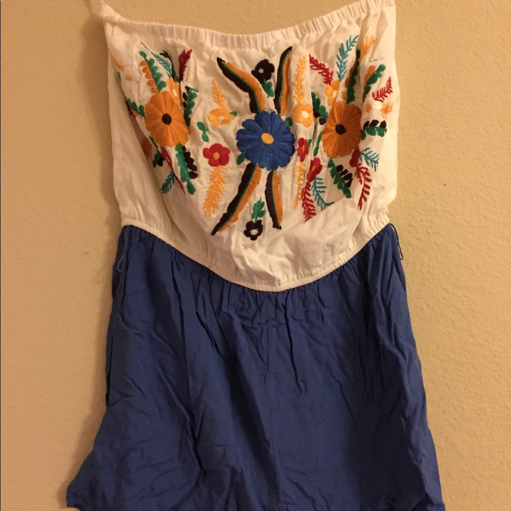 Strapless Romper